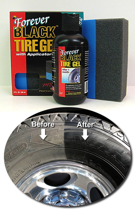 Forever BLACK Tire Gel with Applicator 236ml - Image 2