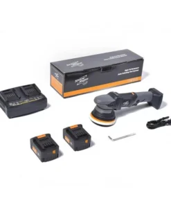 ShineMate EB351-5/15 15mm Cordless Random Orbital Polisher w/ 2 Batteries & Charger