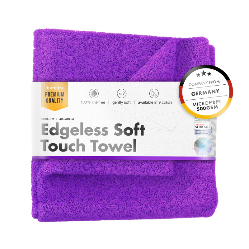 chemicalworkz 500GSM Edgeless Soft Touch Polishing Cloth - Purple
